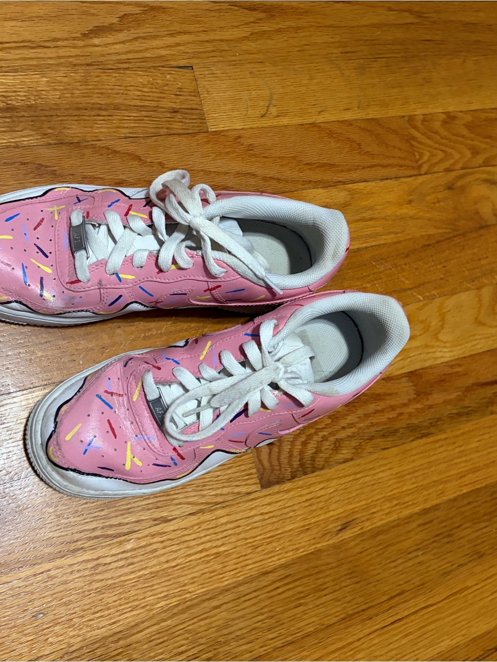 Hand Painted Nike Air Sneakers - Donuts